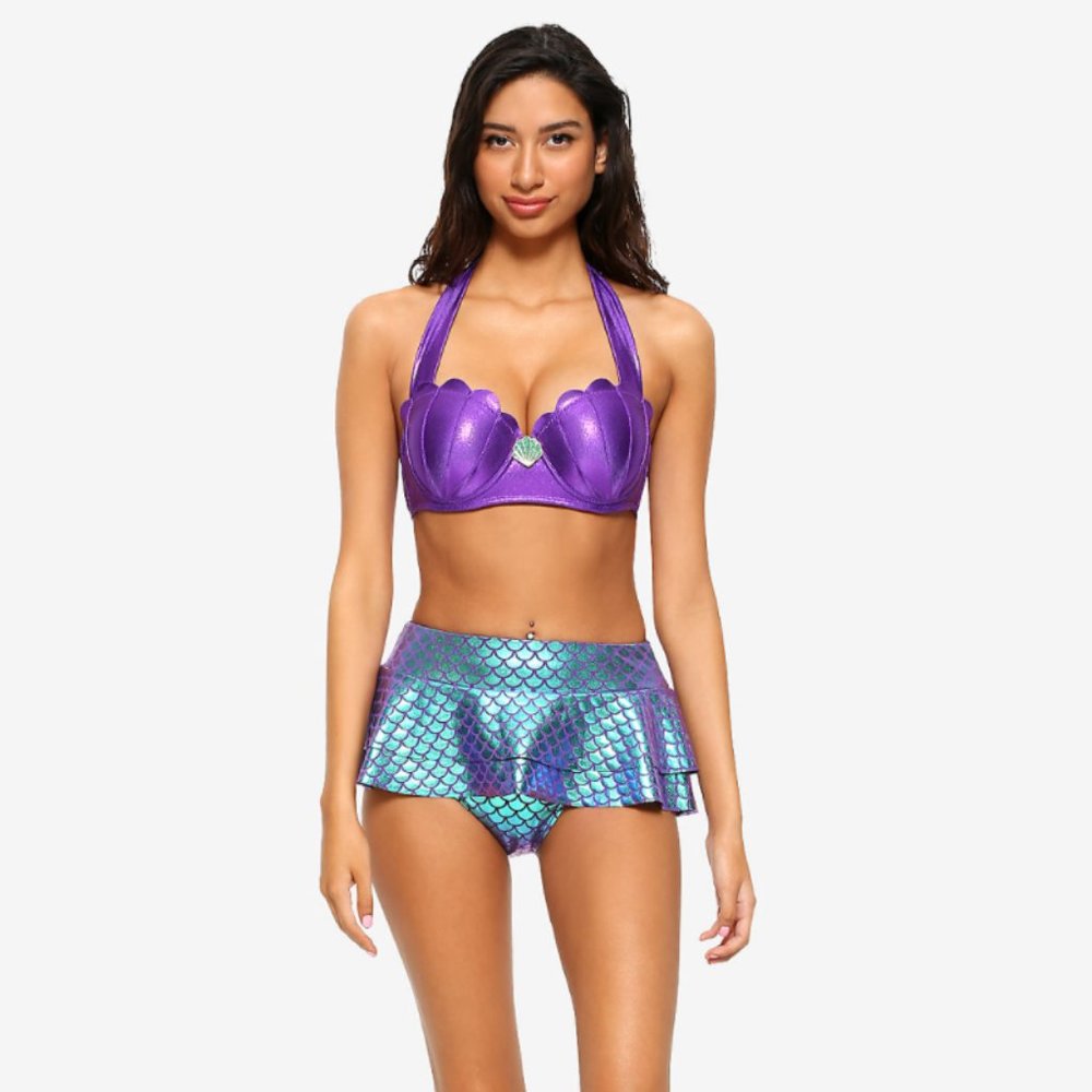 DISNEY THE LITTLE MERMAID ARIEL SWIM SET BIKINI